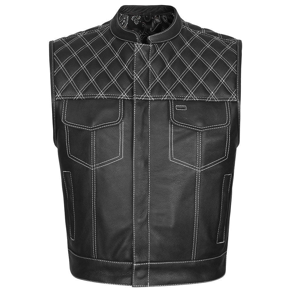 Leather Motorcycle Vest