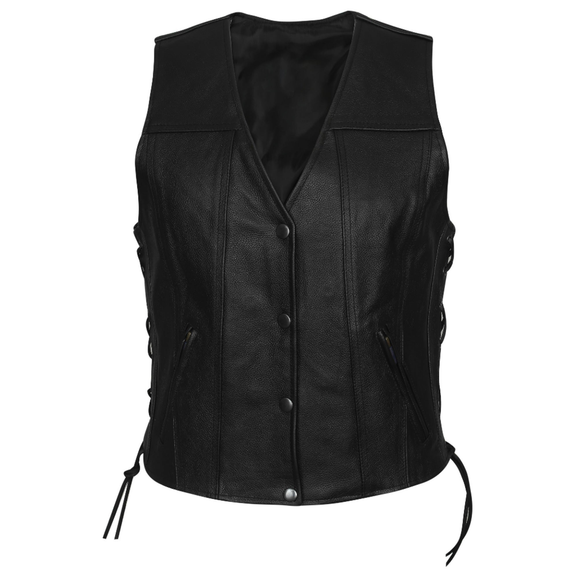 Leather Motorcycle Vest