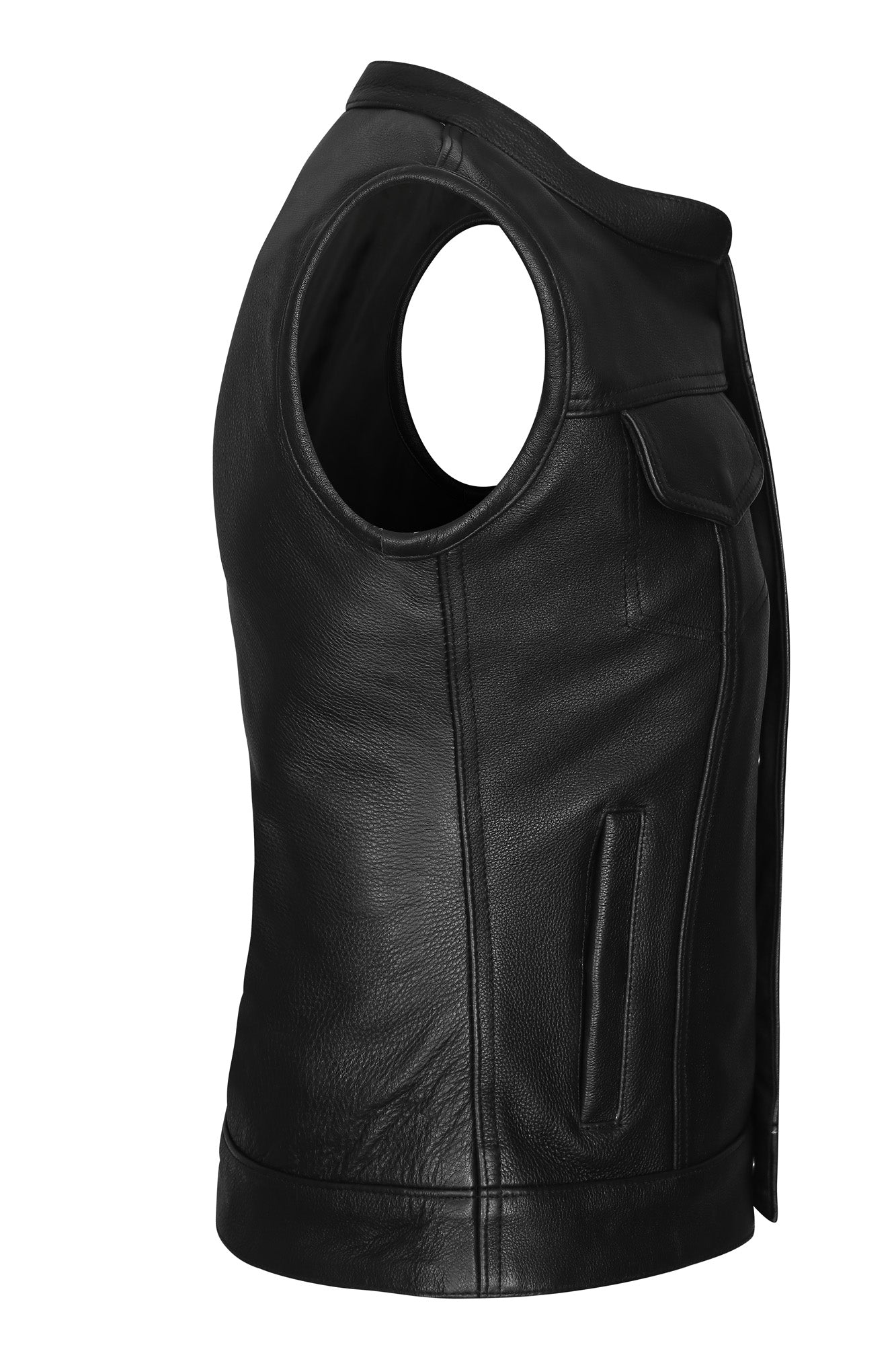 Ladies Leather Vest​ Motorcycle