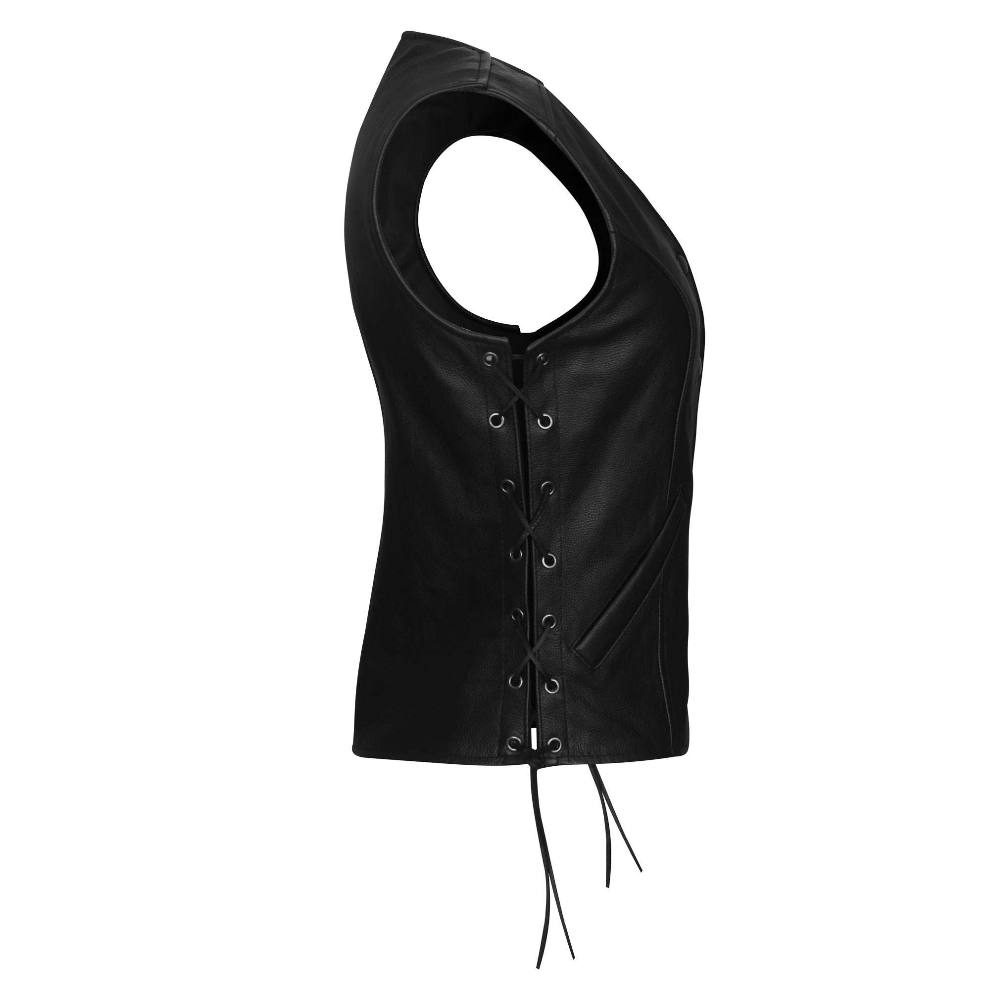 Leather Vest Women's Motorcycle​​