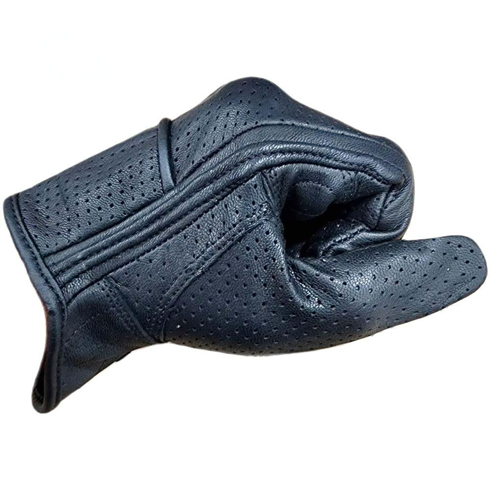 Perforated Gloves with Rubber Knuckles