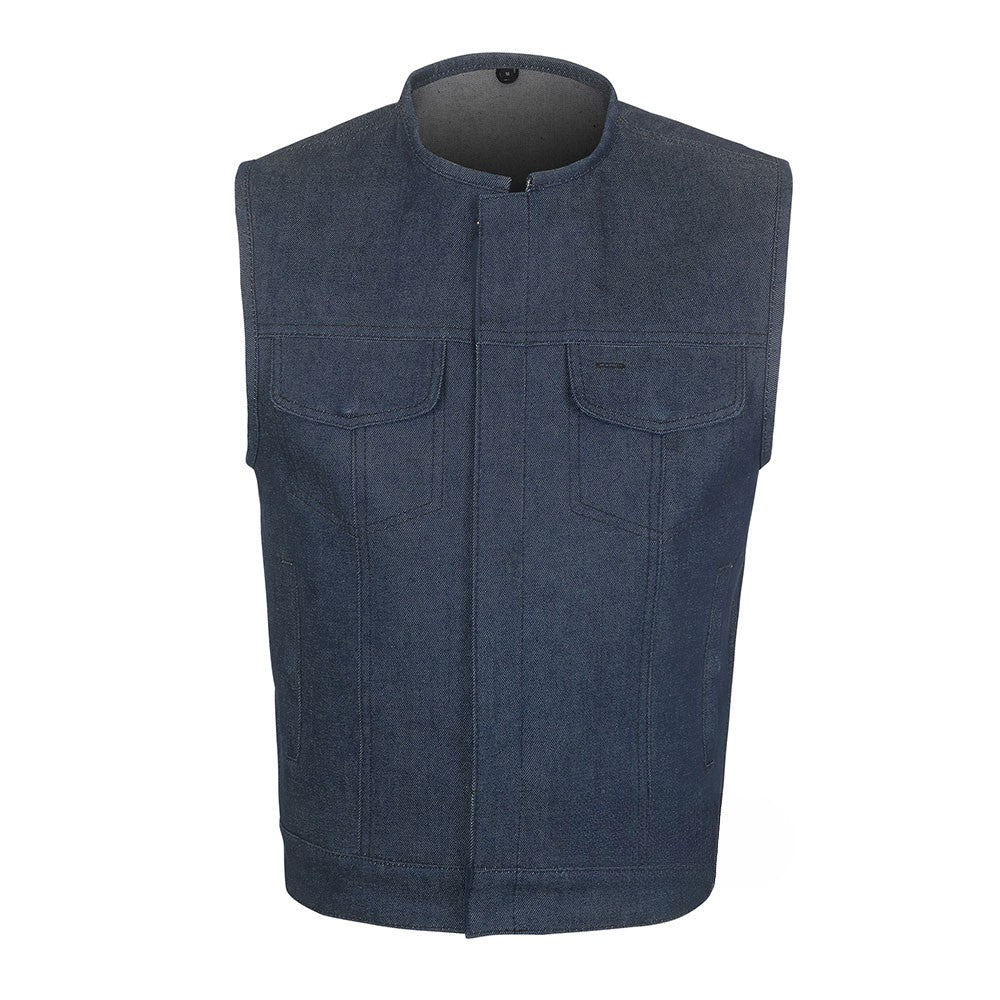 Blue Force Vest - (Rolled Collar) - “Tactical Grit. Classic Command.”