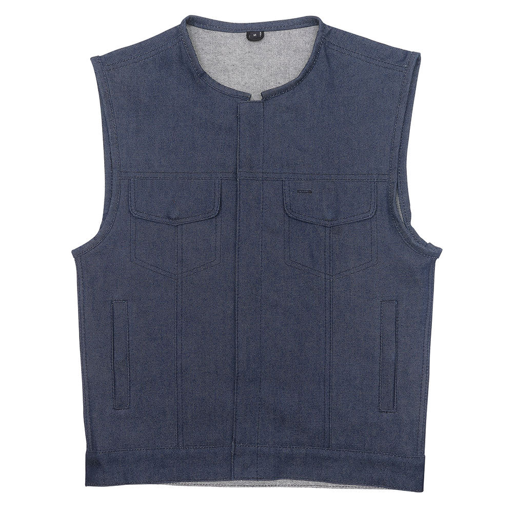 Blue Force Vest - (Rolled Collar) - “Tactical Grit. Classic Command.”