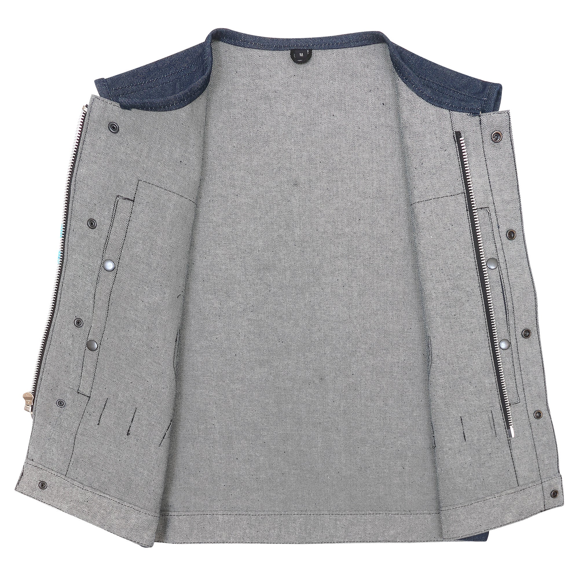 Blue Force Vest - (Rolled Collar) - “Tactical Grit. Classic Command.”