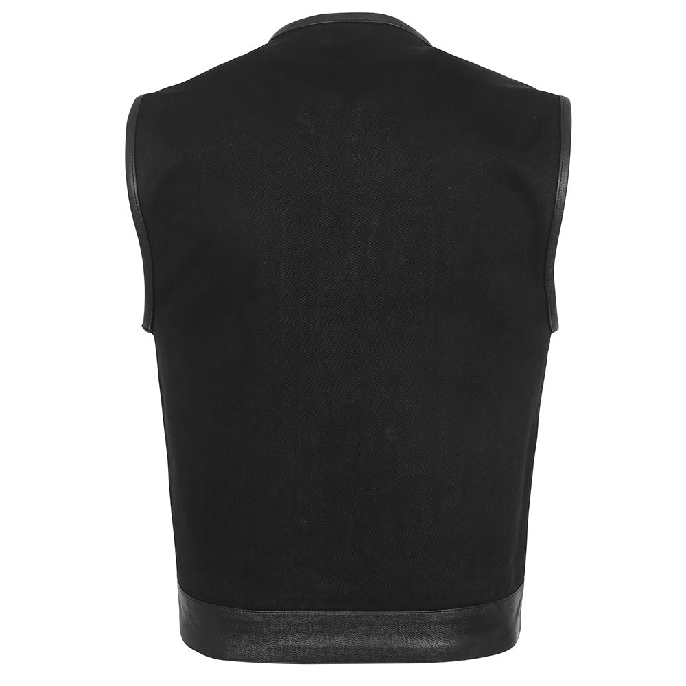 Shadow Command Vest - (Rolled Collar) - “Strike Quiet. Ride Hard.”