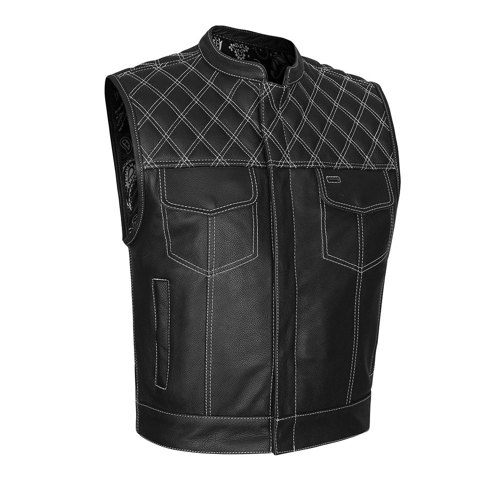 Leather Motorcycle Vest