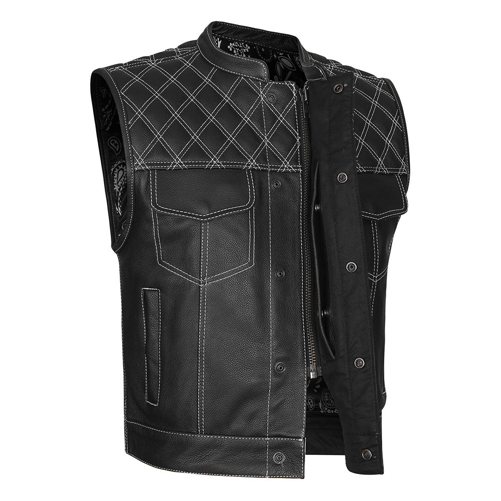 Leather Motorcycle Vest