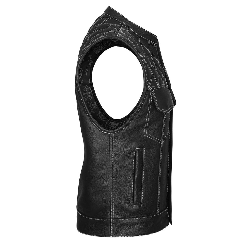 Leather Motorcycle Vest