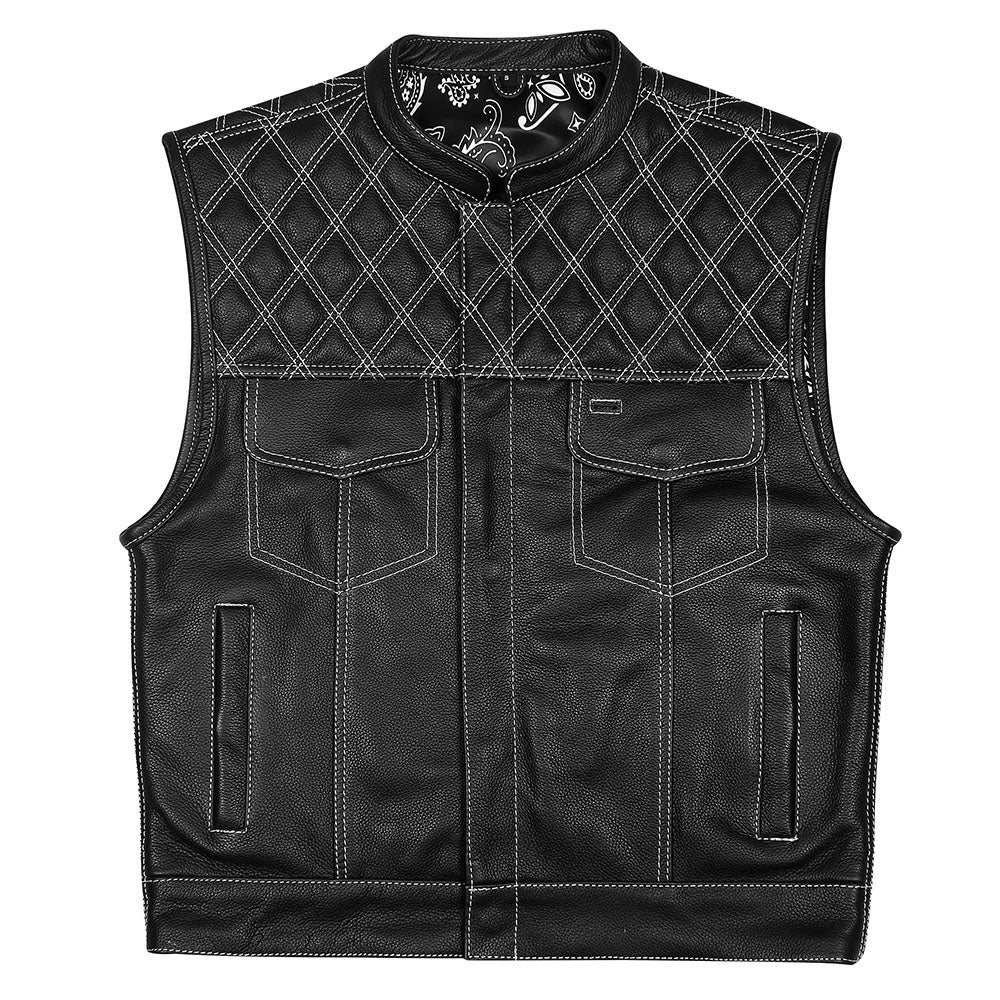 Leather Motorcycle Vest