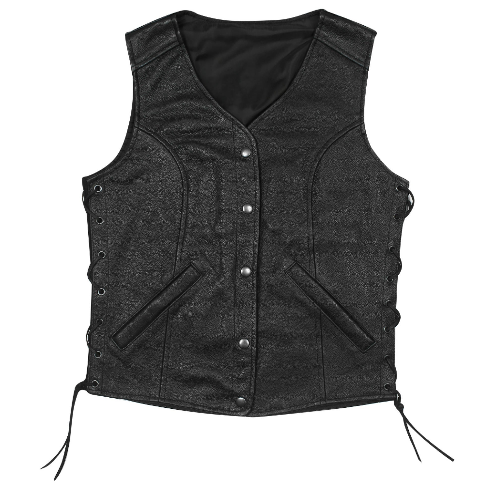 Leather Vest Women's Motorcycle​​